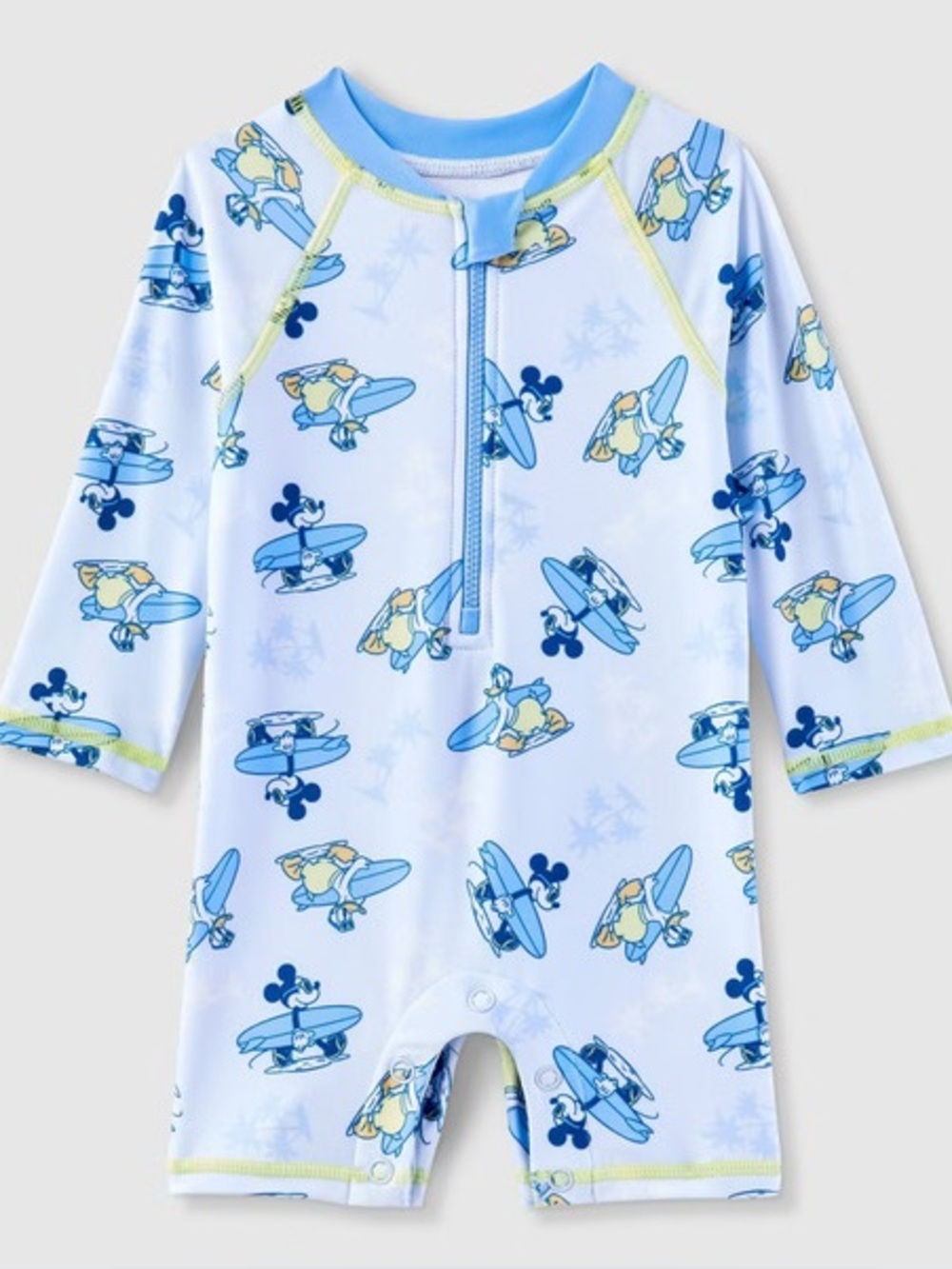 Disney Baby Mickey Mouse One-Piece Rash Guard Swimsuit - 9 Months